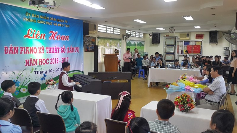 Liên hoan đàn Piano kỹ thuật số (lần 4) năm học 2016 - 2017